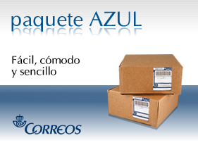 paquete azul